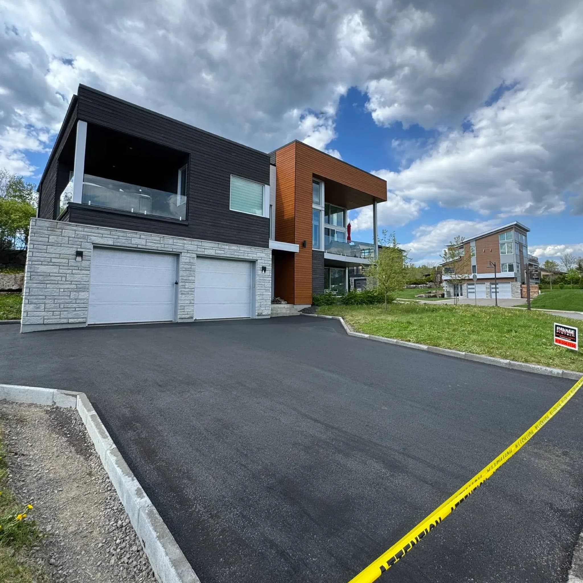 Travaux de pavage professionnel